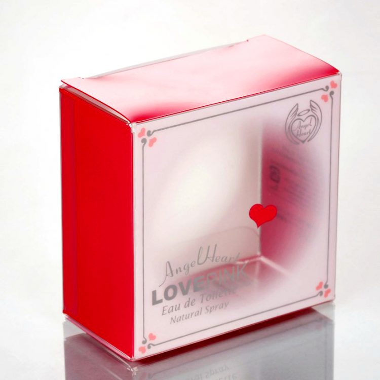 clear pvc Cosmetic plastic packaging box