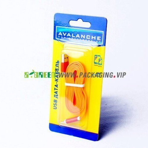 Usb cable box packaging manufacturer Blister packaging paper card supplier 1