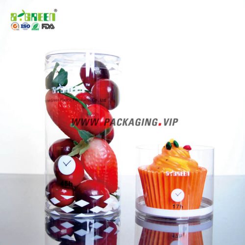 Cake Clear Tube Packaging, printing your logo on it.