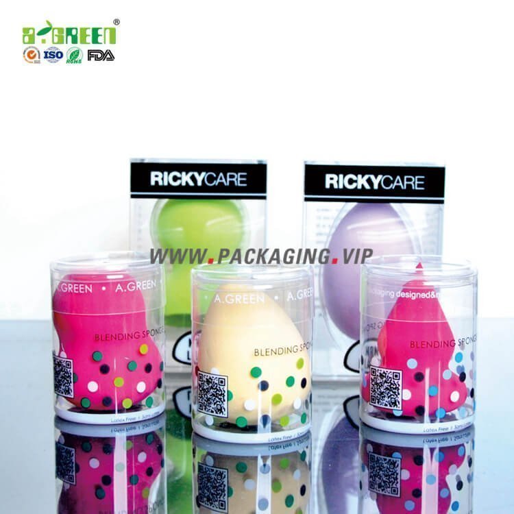 cosmetics sponge packaging