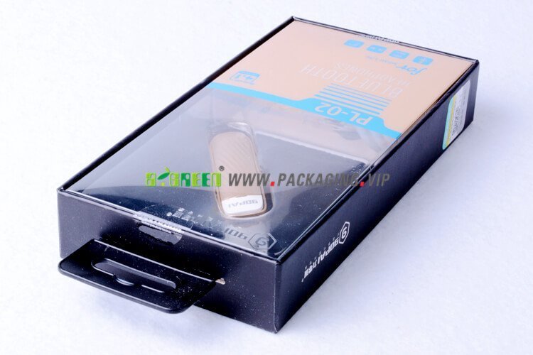 Custom paper box with lid for Bluetooth earphone