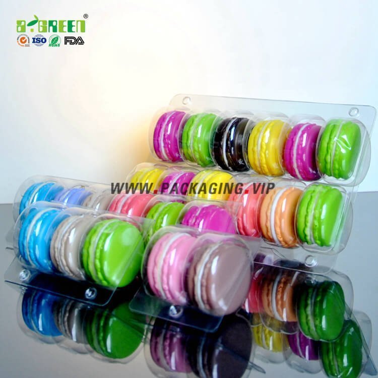 Food Grade Plastic Packaging for Macaroon