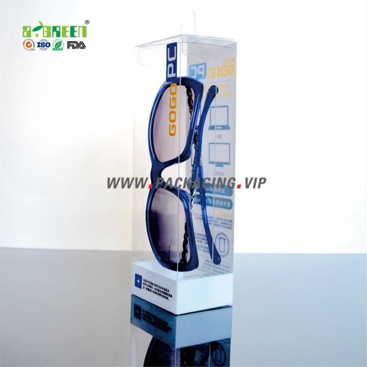 clear Plastic Box for sun Glasses