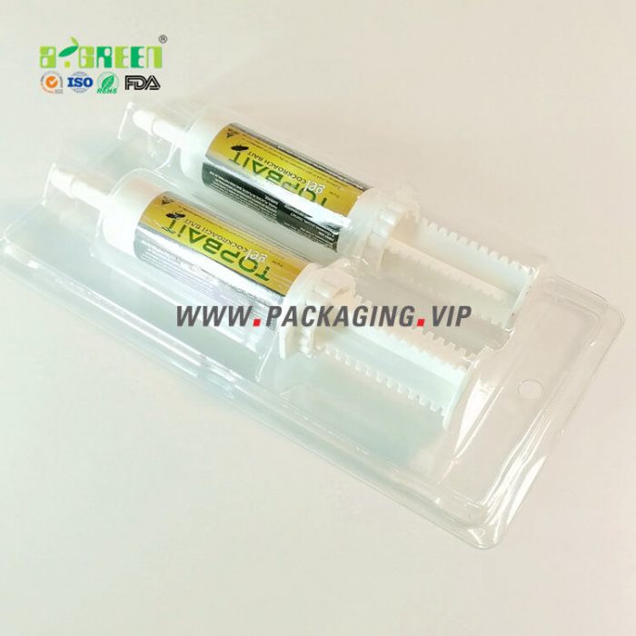 clamshell syringe packing hot sale clamshell packing to pack syringe