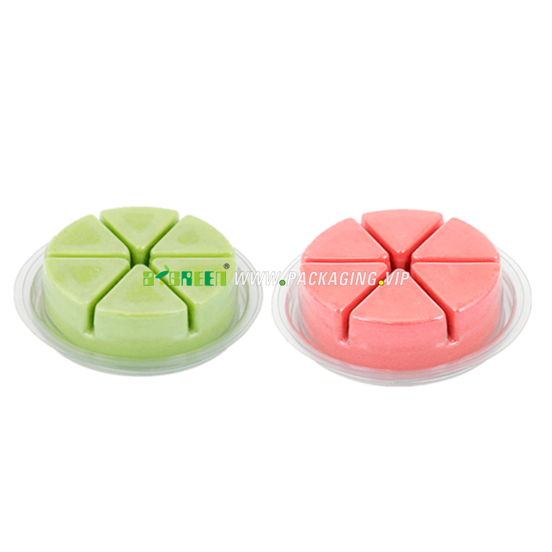 round wax melt containers