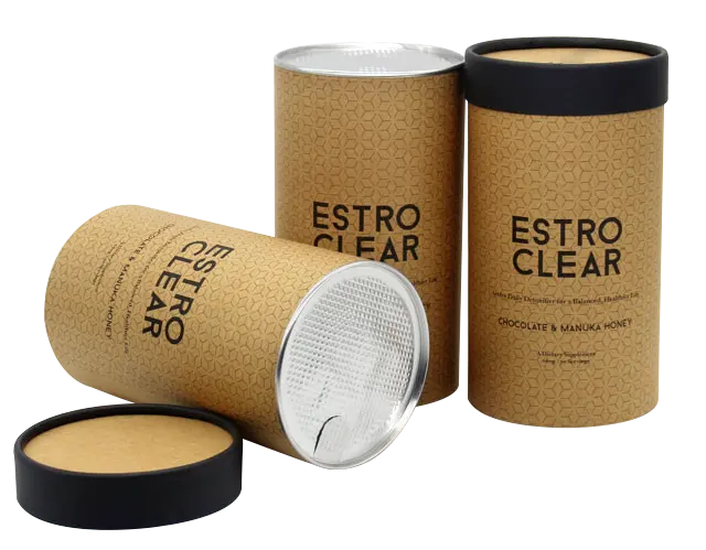 Biodegradable food grade paper tubes tea packaging