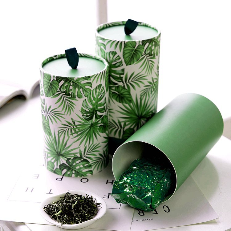 Green-tea-food-paper-tube-packaging