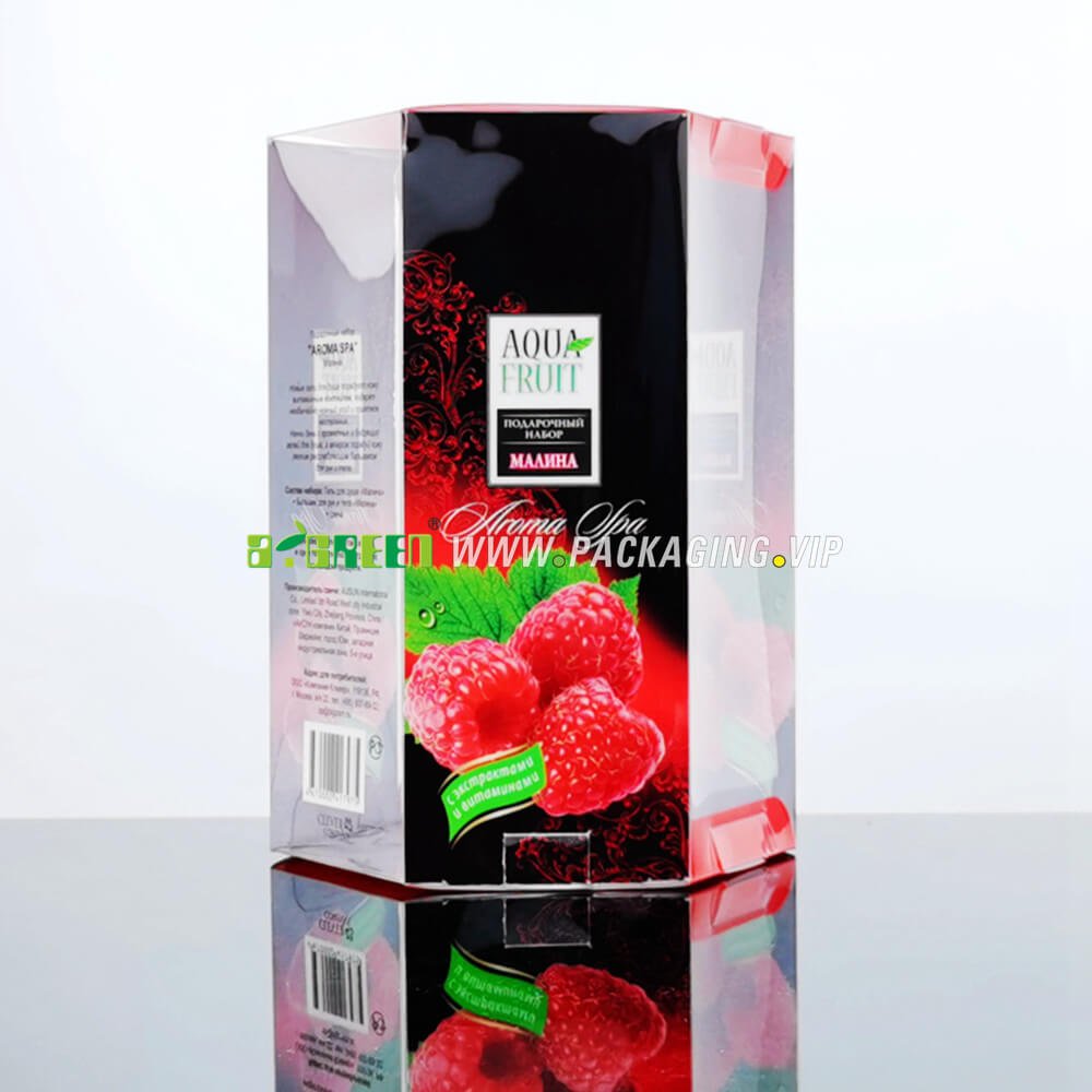clear PET packaging boxes for gift