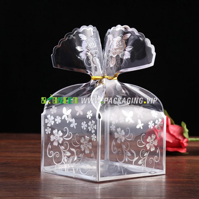 Flower pvc plastic boxes packaging for Candy and chocolate 1