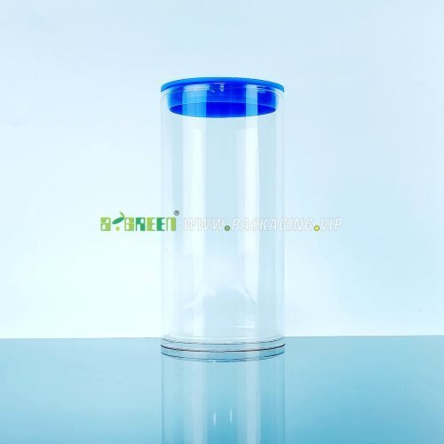 tubos de plástico transparente con tapas45