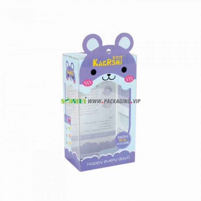 Clear PET plastic folding boxes | Soft Crease plastic Folded packaging Box 1