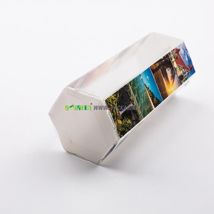 Plastic Hexagon Shape Box