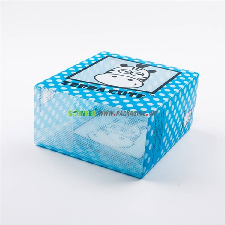 clear pet milk bottle box