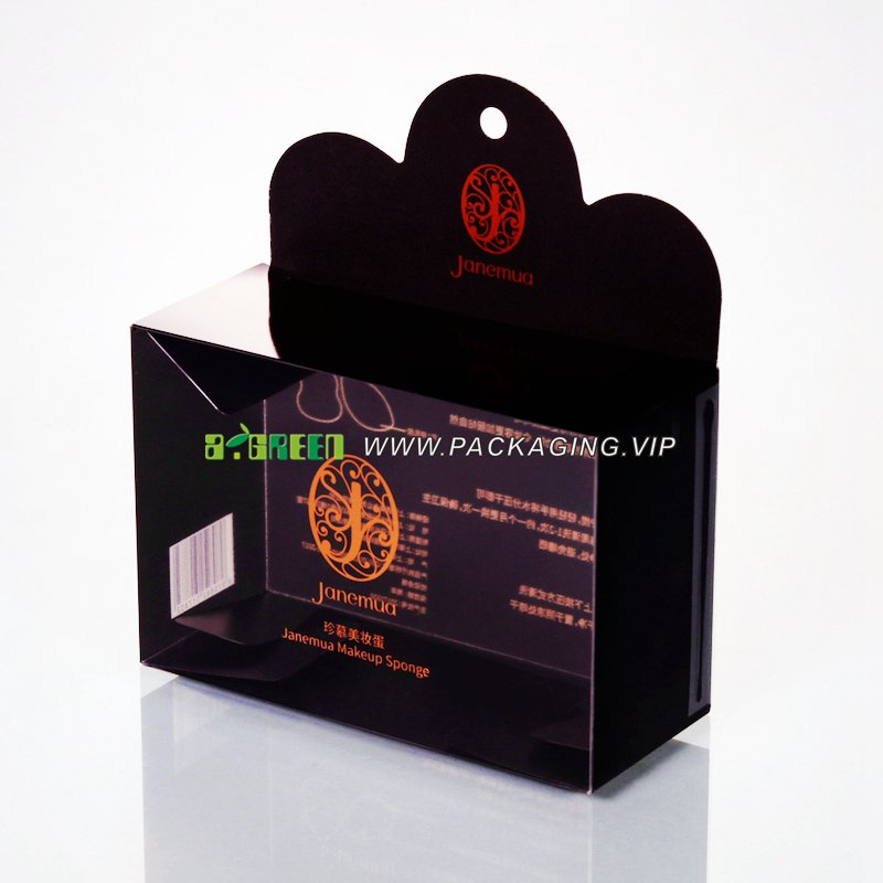 pvc transparent gift box with handles from manufacturer