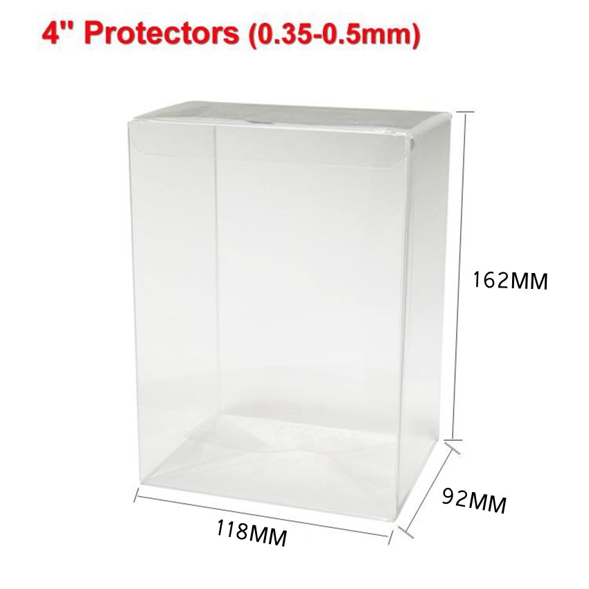 Figures 4 1/2 x 6 1/4 x 3 1/2" 6 BCW Protector Boxes for Funko Pop 