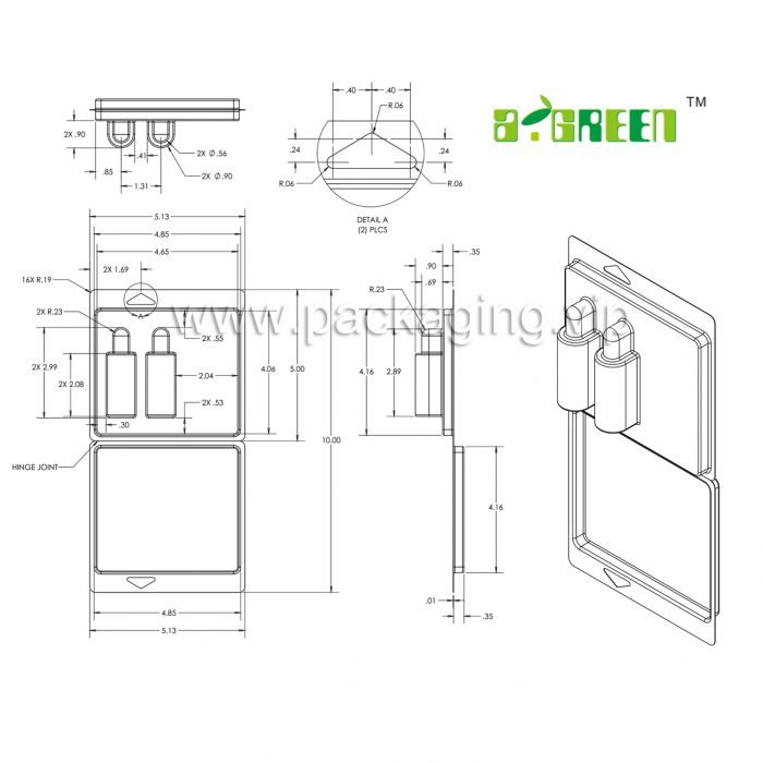 Custom Clamshell Packaging Plastic Clamshells Containers