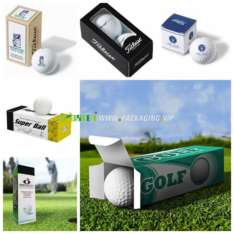 Cartons packaging box for golf balls