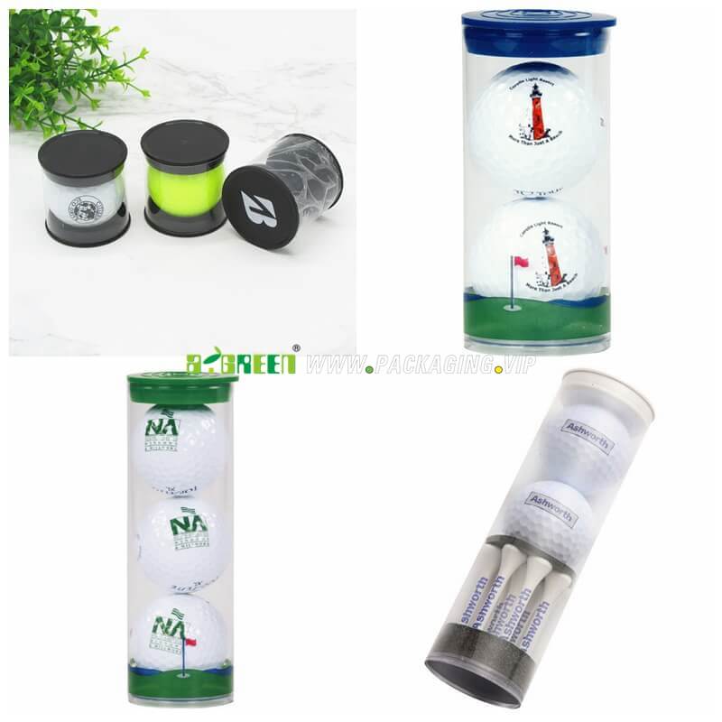 Golf ball round tube packing - One-Stop Printing Packaging Custom