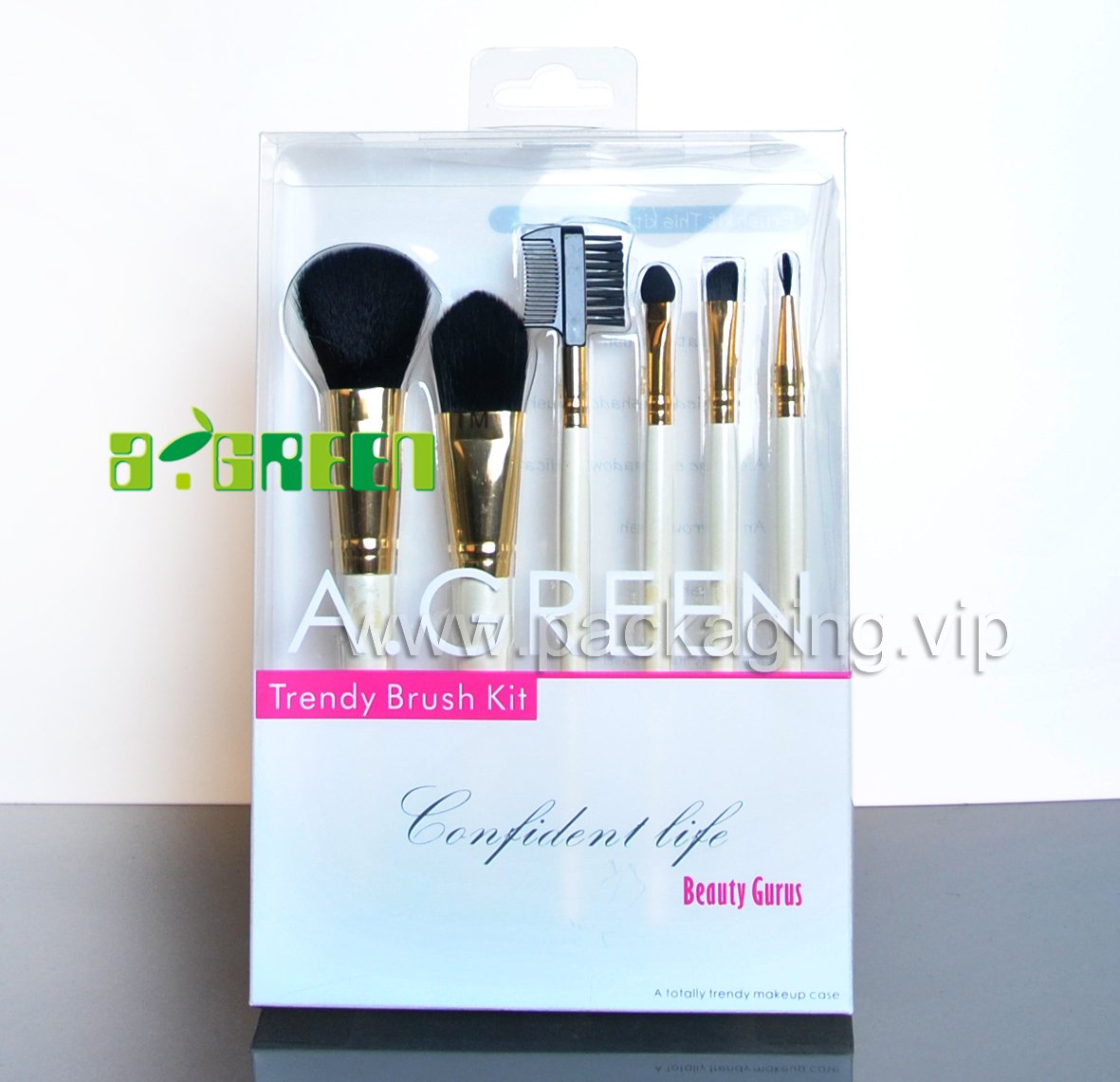 makeup brush set with case - One-stop printing and packaging custom
