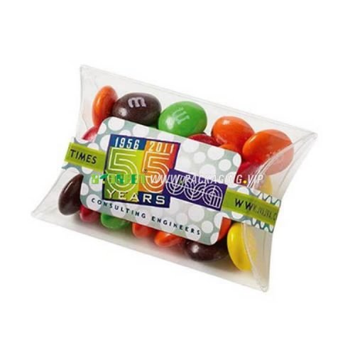 사탕을 위한 명확한 플라스틱 베개 상자