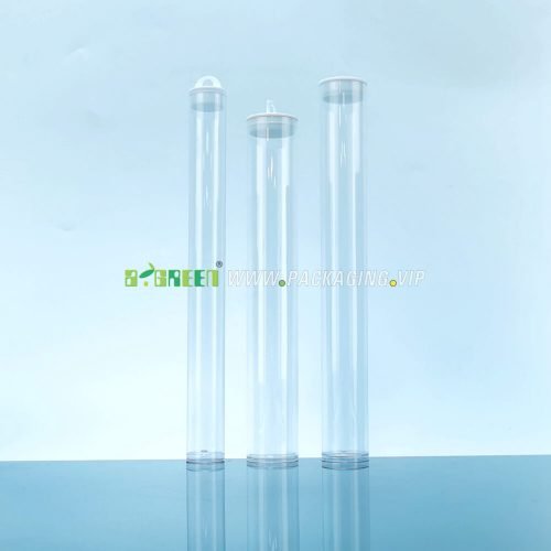 tubos de plástico transparente com tampas57