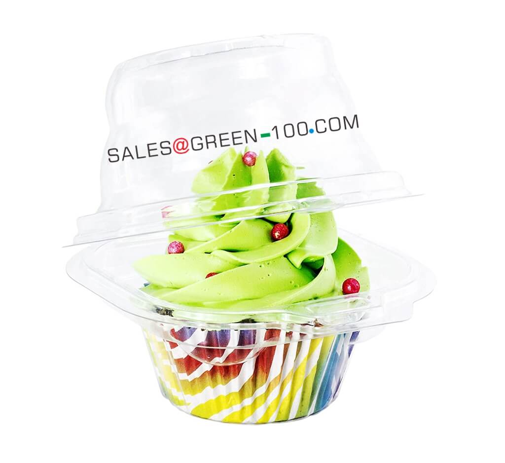 clamshell cupcake containers