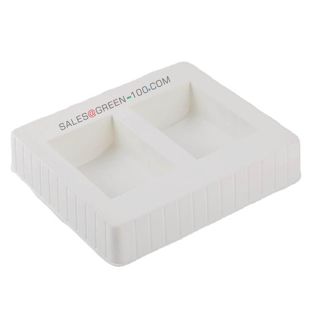 White Flocked Tray Packaging