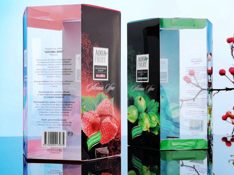 Transparent plastic box packaging manufacturer