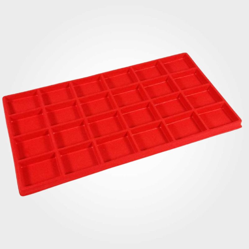 Jewellery flocked tray manufacturer