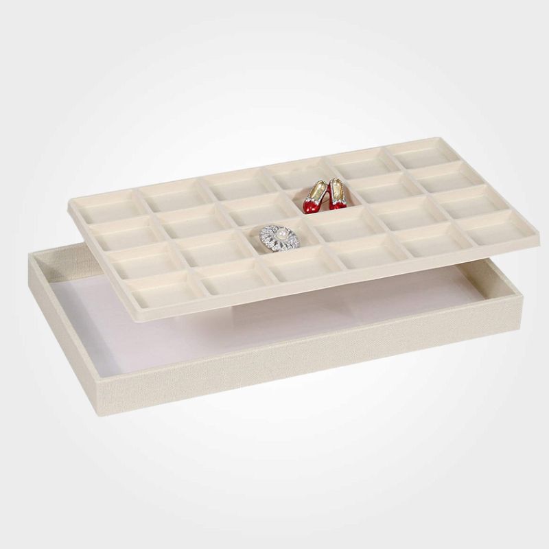 Jewellery flocked tray manufacturer