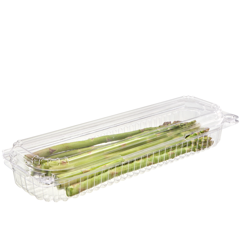 disposable plastic blister asparagus packing tray 1 1 - One-stop printing and packaging custom