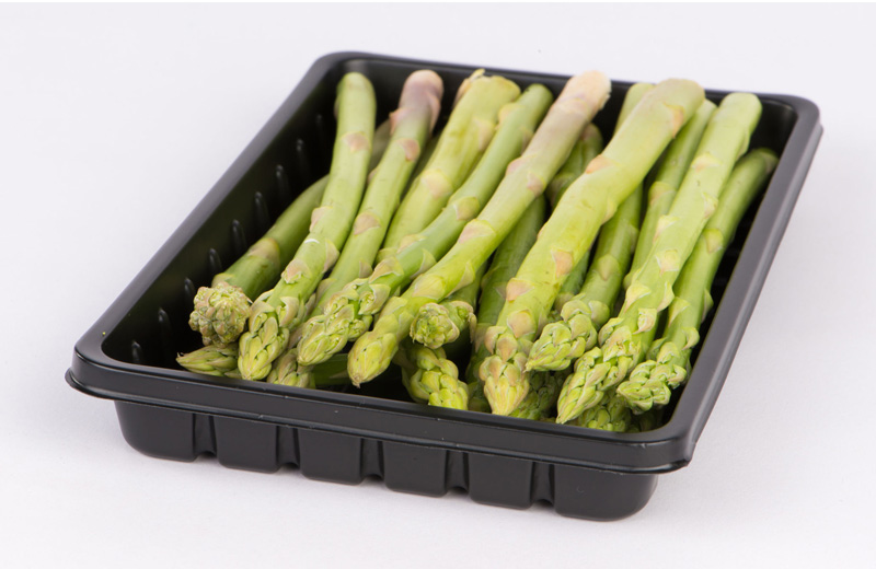 disposable plastic blister asparagus packing tray (1)
