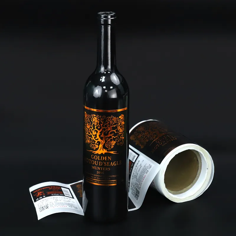 Customized premium labels for red wine
