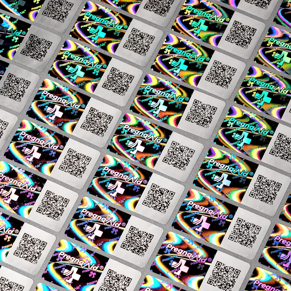 One item one code QR holographic sticker