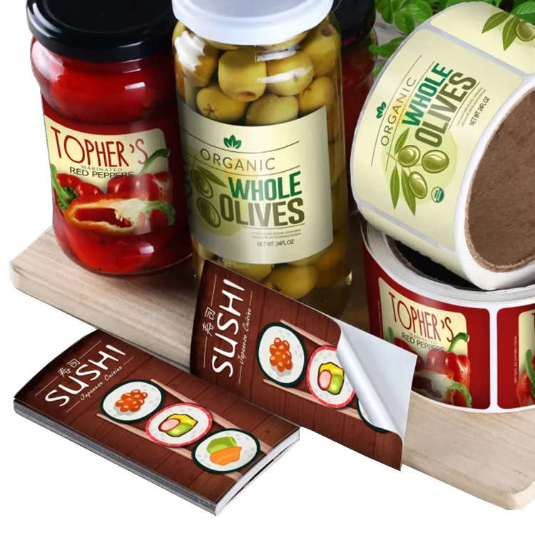 etiquetas personalizadas para frascos - Fabricante integral de personalización de envases custom labels for jars