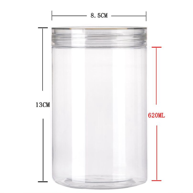 85MM food grade PET transparent plastic jar