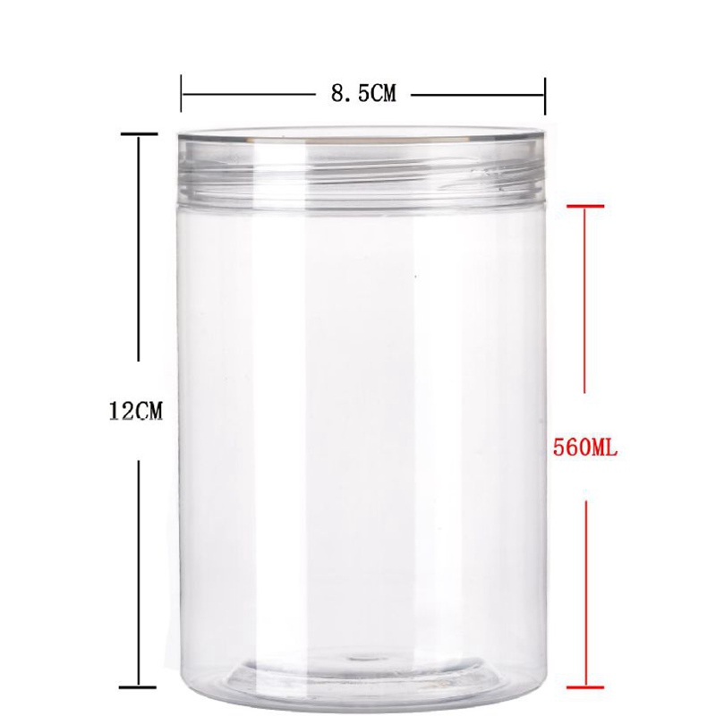 85MM food grade PET transparent plastic jar