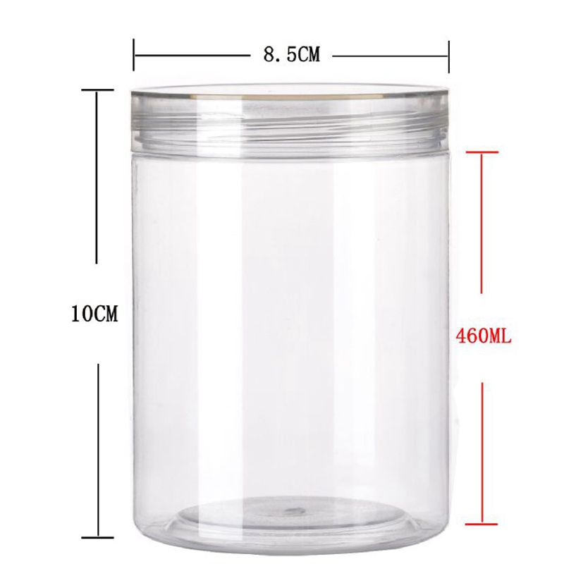 85MM food grade PET transparent plastic jar