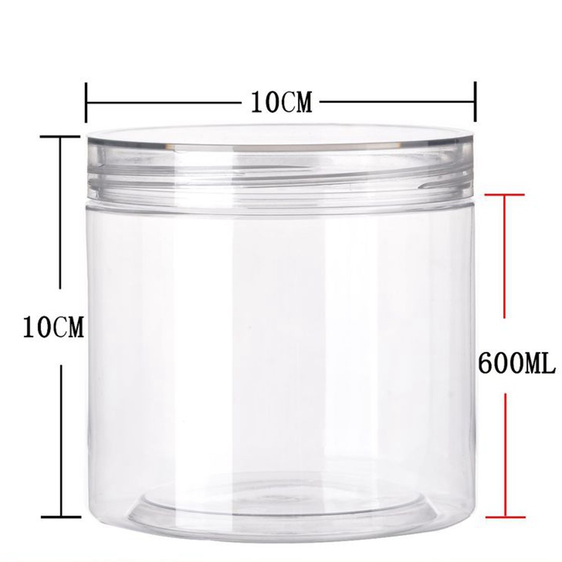 100MM food grade PET transparent plastic jar