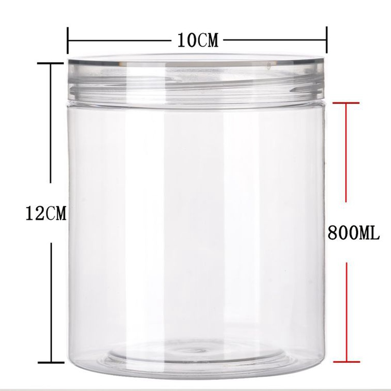 100MM food grade PET transparent plastic jar