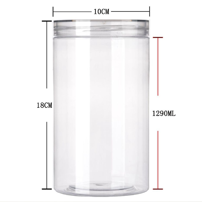 100MM food grade PET transparent plastic jar