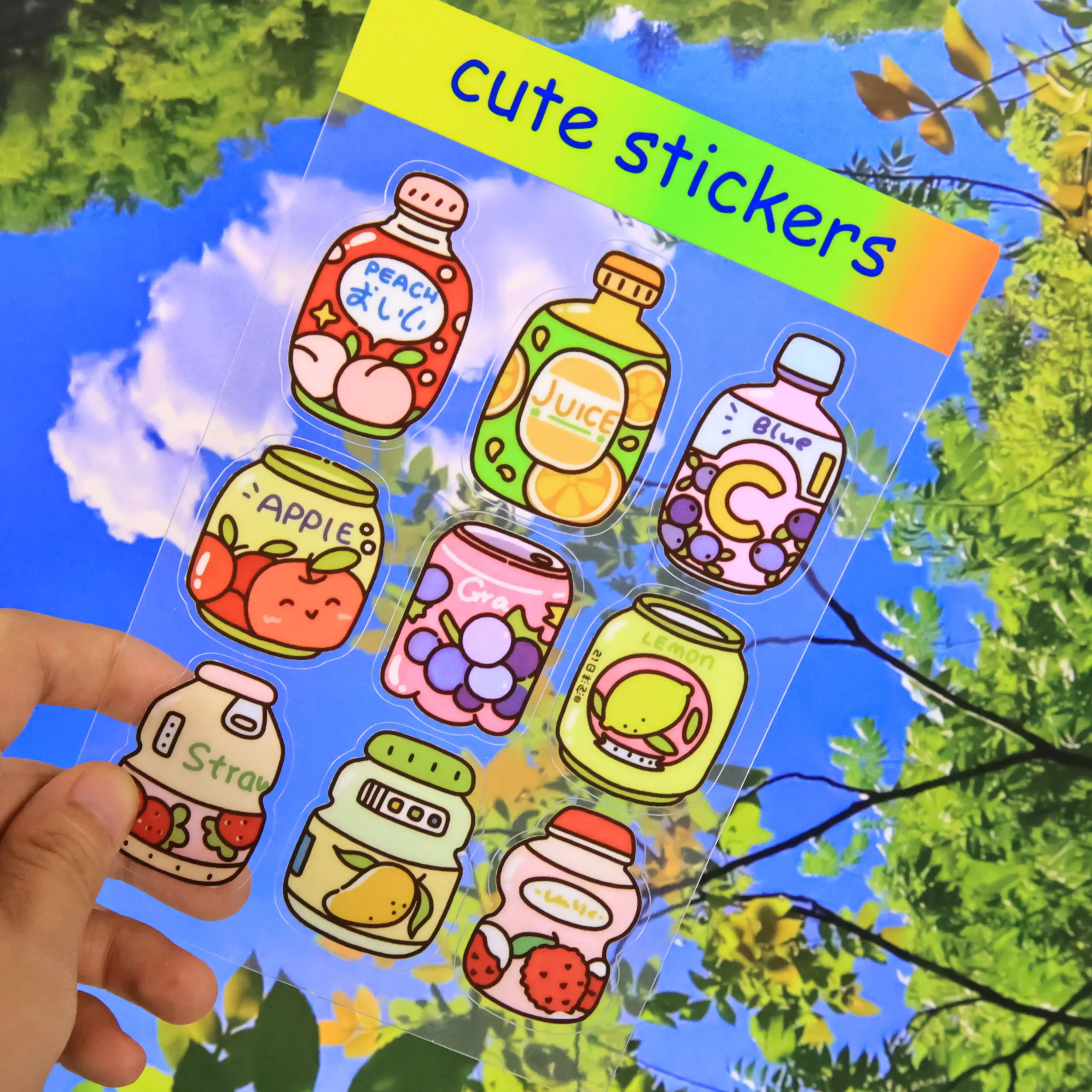 Personalized Cartoon Clear sticker scaled - One-Stop Printing Packaging Custom