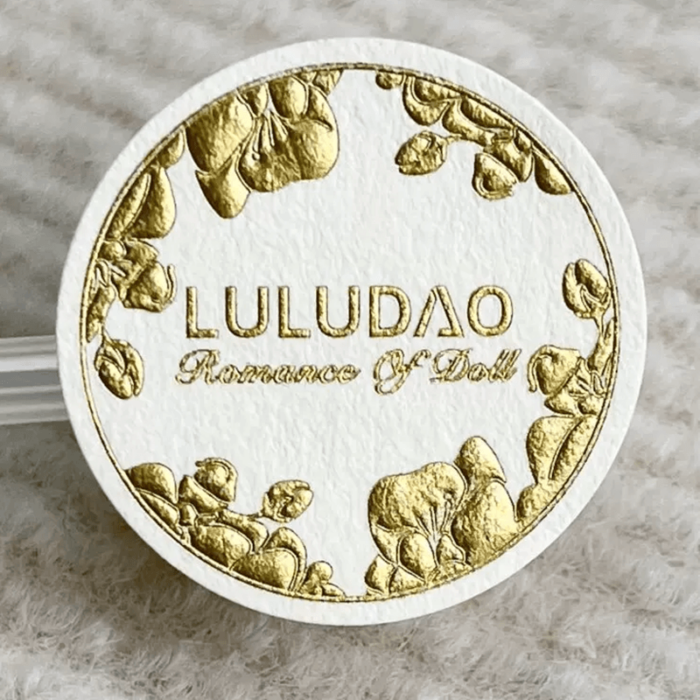 gold embossed stickers