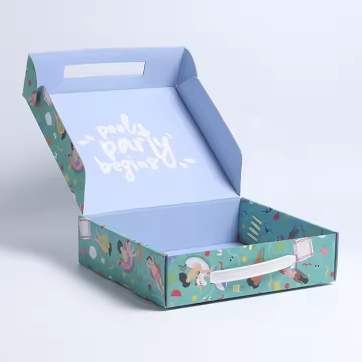 mailer box with handles - One-stop packaging customization manufacturer mailer box with handles