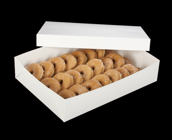 24-Count Donut Box white