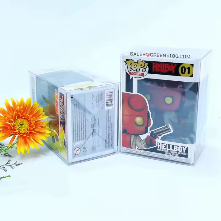 Auto lock bottom box for funko pop
