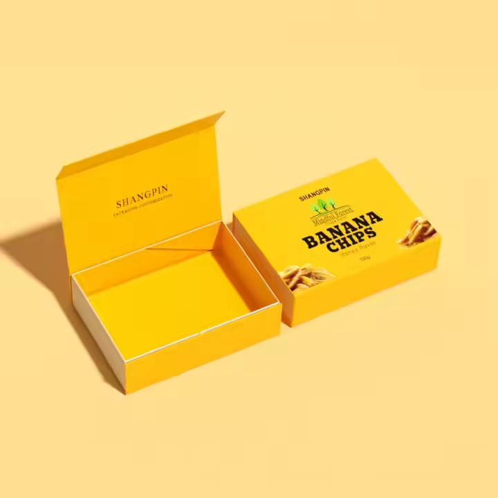 Chips Yellow Magnetic Clousre - One-stop packaging customization manufacturer