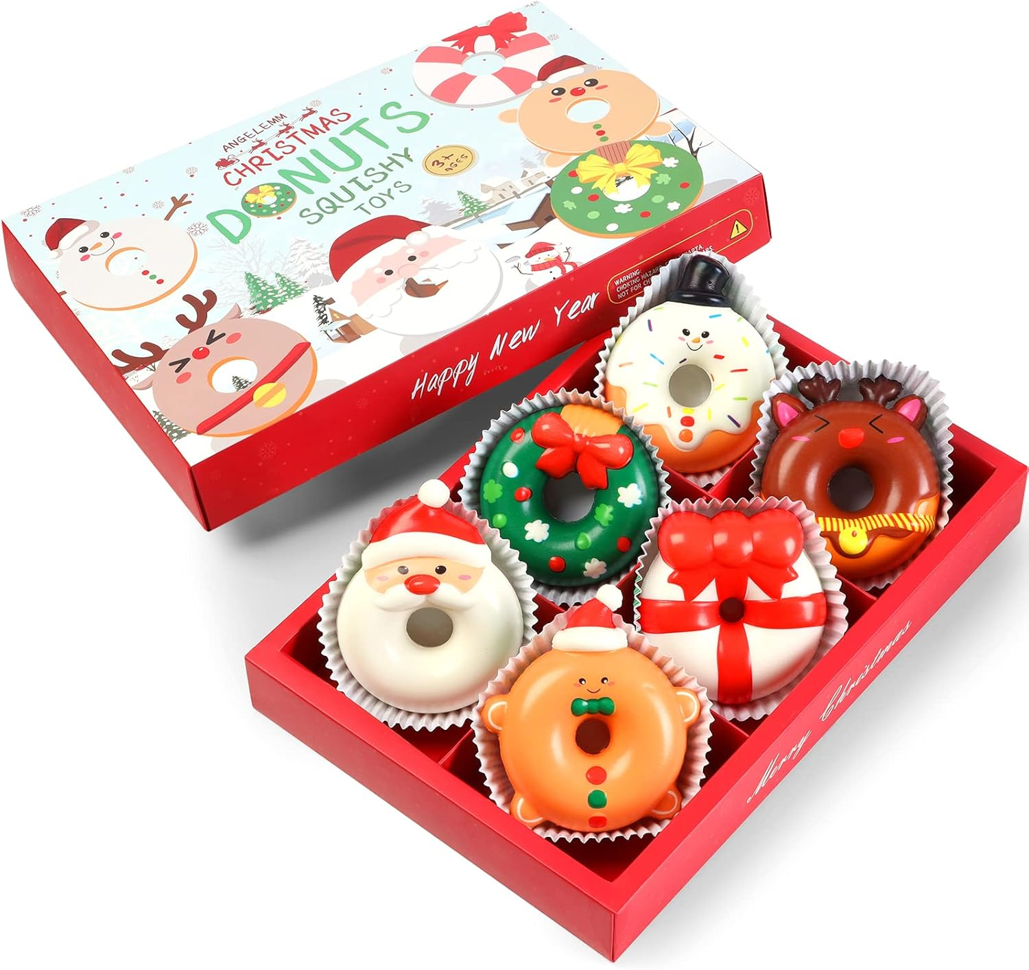 Christmas donut box
