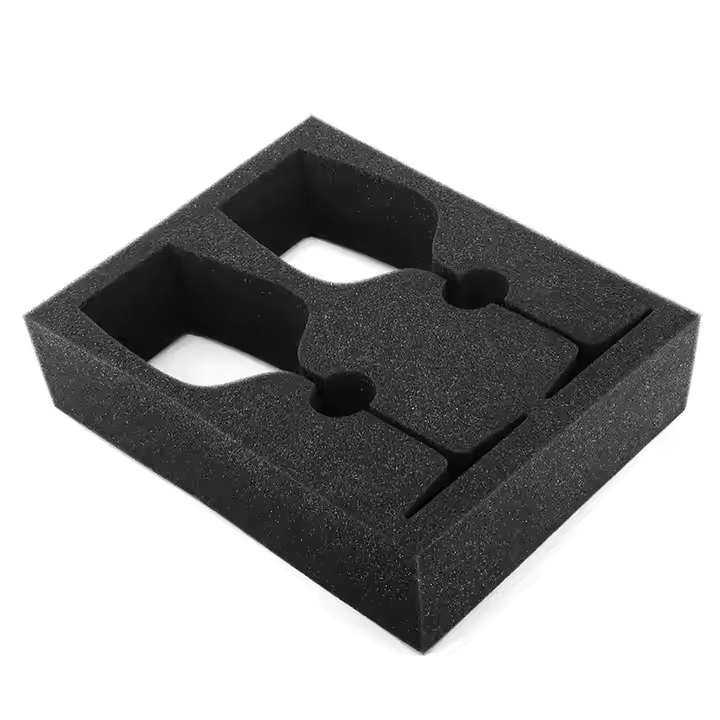 PU insert for Wine Glass 1 - One-stop packaging customization manufacturer PU packaging foam insert for Wine Glass