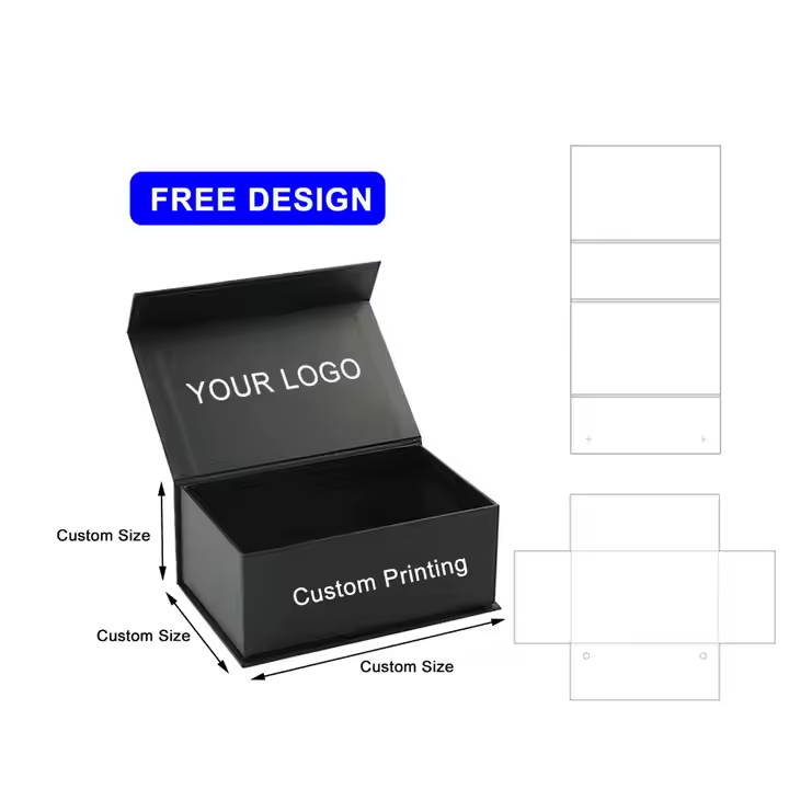 Template of magnetic gift box